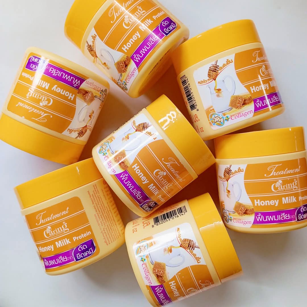 Picture of Caring Honey Milk Hair Treatment Hair Mask 500g