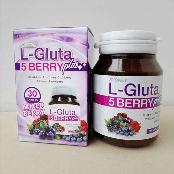 Picture of L-Gluta 5 Berry Plus Whitening Vitamins Tablets