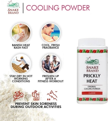 Picture of Snake Brand Prickly Heat Cooling Classic Powder 50gm