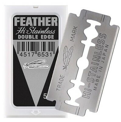 Picture of FEATHER HI STAINLESS DOUBLE EDGE BLADES 5PCS