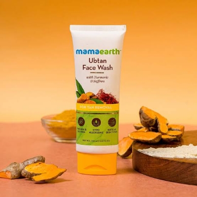Picture of Mamaearth Ubtan Face Wash 100 Ml Natural Skin Care Ayurvedic Beauty Product