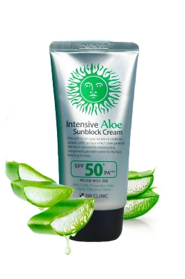 Picture of 3W Clinic Intensive Aloe Sunblock Cream SPF 50+ PA+++ 70ml