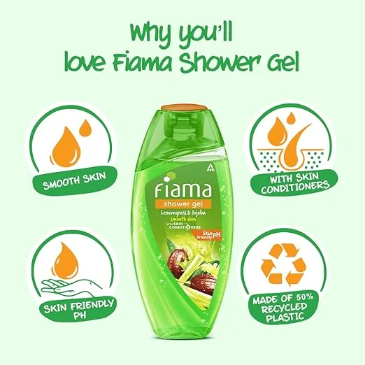 Picture of Fiama Shower Gel Lemongrass And Jojoba Smooth Skin and Skin Conditioners 250ml INDIAN