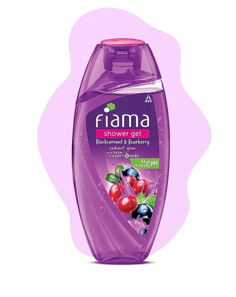 Picture of Fiama Shower Gel Blackcurrant & Bearberry for Radiant Glow with skin conditioners 250ml INDIAN