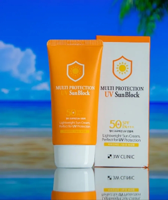 Picture of 3W Clinic Multi Protection UV Sun Block SPF 50+/PA+++ (70ml)