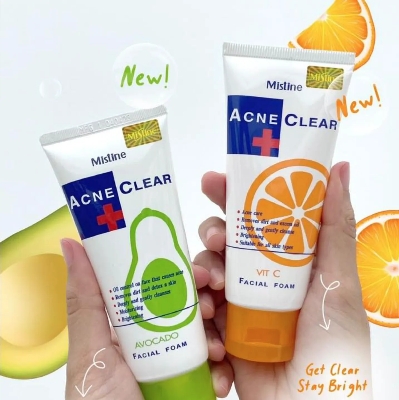 Picture of Mistine Acne Clear Avocado Facial Foam (Made in Thailand) 85g