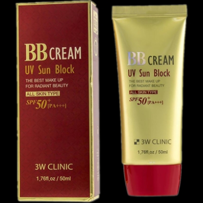 Picture of 3W Clinic UV Sun Block BB Cream SPF50 PA+++