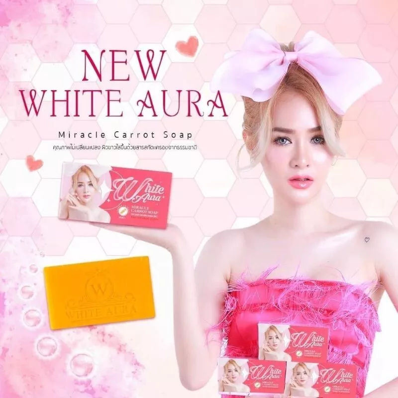 Picture of White Aura Miracle Carrot Soap-160gm (Thailand)