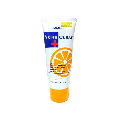 Picture of Mistine Acne Clear Vitamin C Facial Foam Face Wash - 85Gm (Made In Thailand) - Face Wash