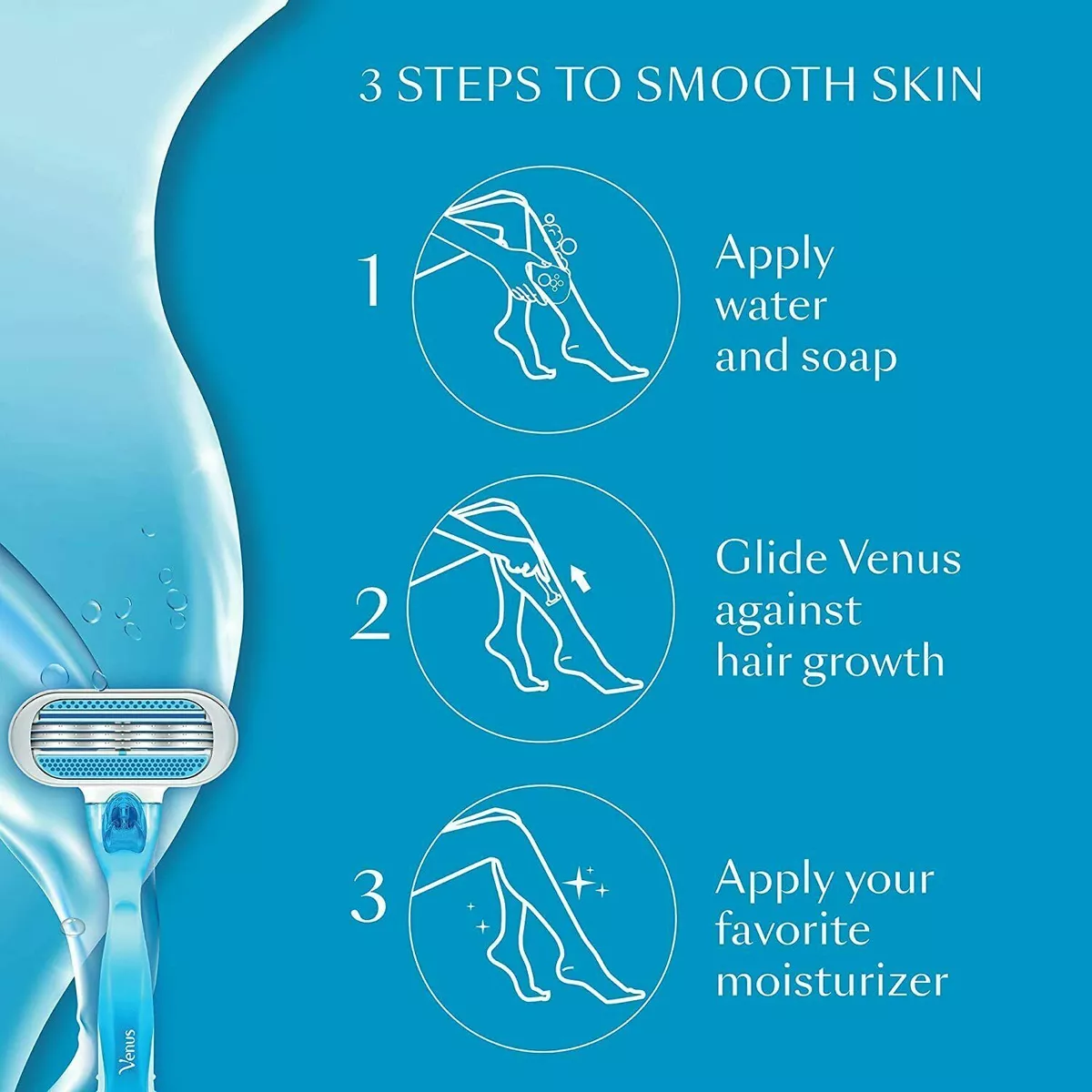 Picture of Venus Hair Removal Razor for Women Aloe Vera