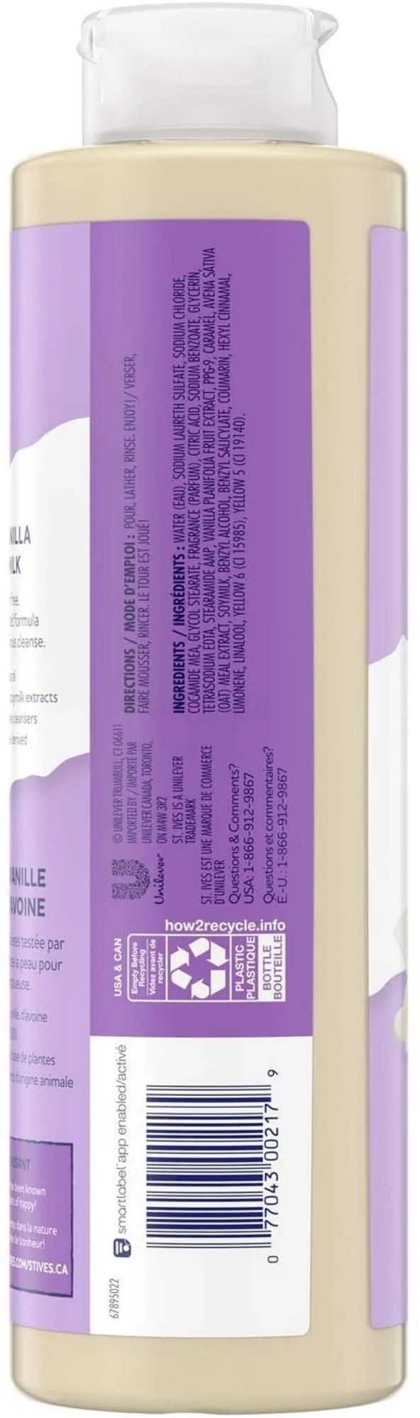 Picture of St. Ives Vanilla & Oat Milk Pampering Body Wash 650ml