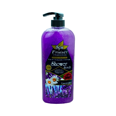 Picture of International Malaysian product Body wash Shower scrub SPA Lavender used for male / female- 730 ml