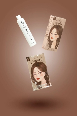 Picture of Kota Color Cream Hair Dye Ash Brown Hair Color