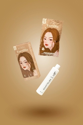 Picture of Kota Color Cream Hair Color (MILK TEA BROWN)