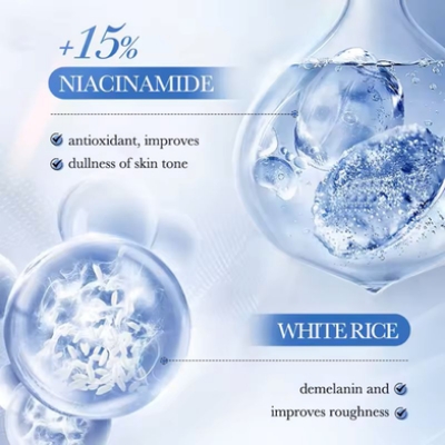 Picture of Sadoer Brightening, Lifting and Moisturizing Essence White Rice Niacinamide Serum - 50ml