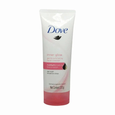 Picture of International Indonesian Product Dove Inner Glow Gentle Exfoliating Facial cleanser used for female 100 Gm