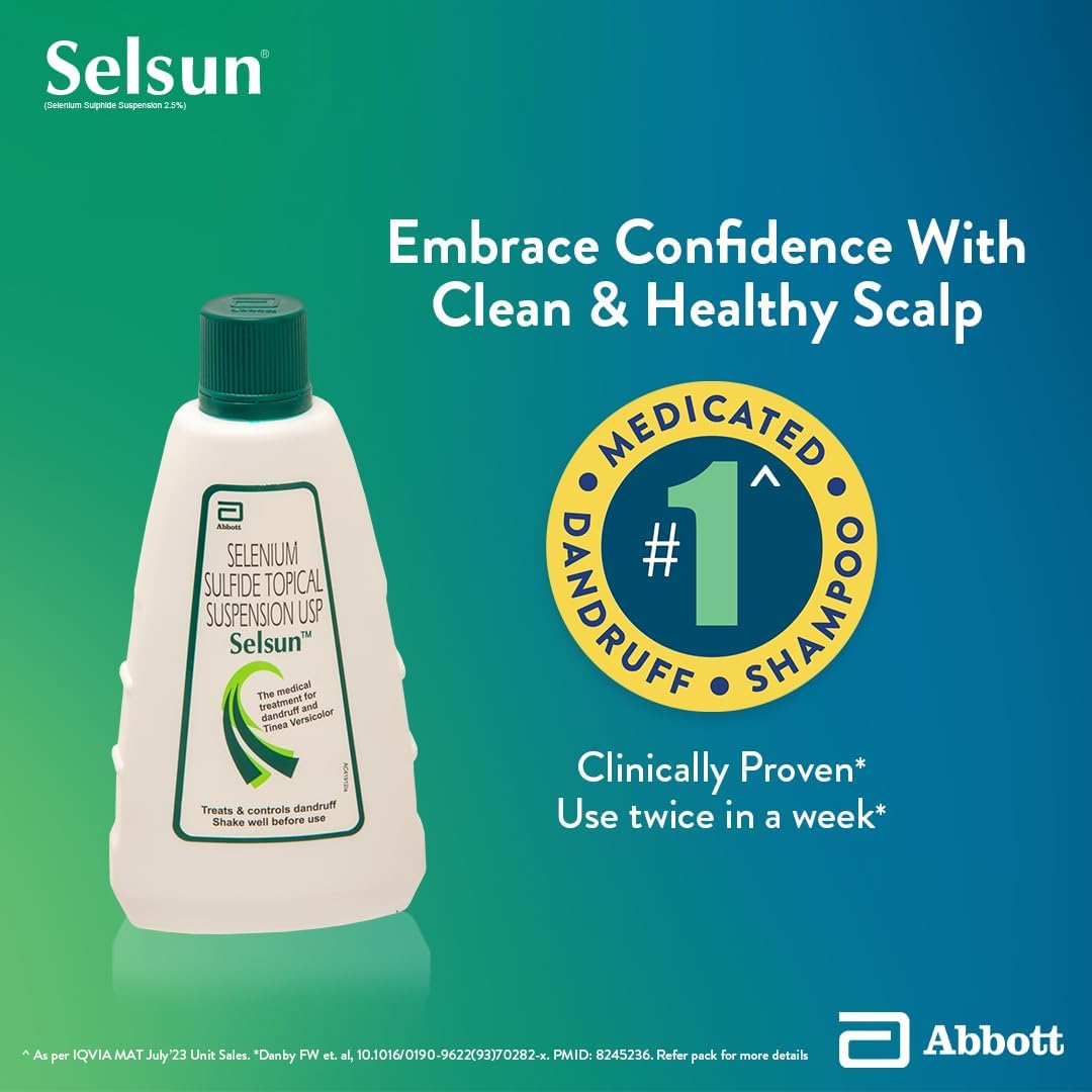Picture of Abbott Selsun Shampoo for Dandruff 120ml
