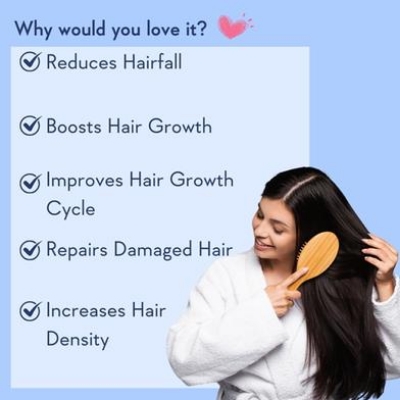 Picture of WishCare Hair Growth Serum Concentrate - 3% Redensyl, 4% Anagain, 2% Baicapil, Caffeine, Biotin, Plant Keratin & Rice Water - Hair Growth Serum for Men & Women