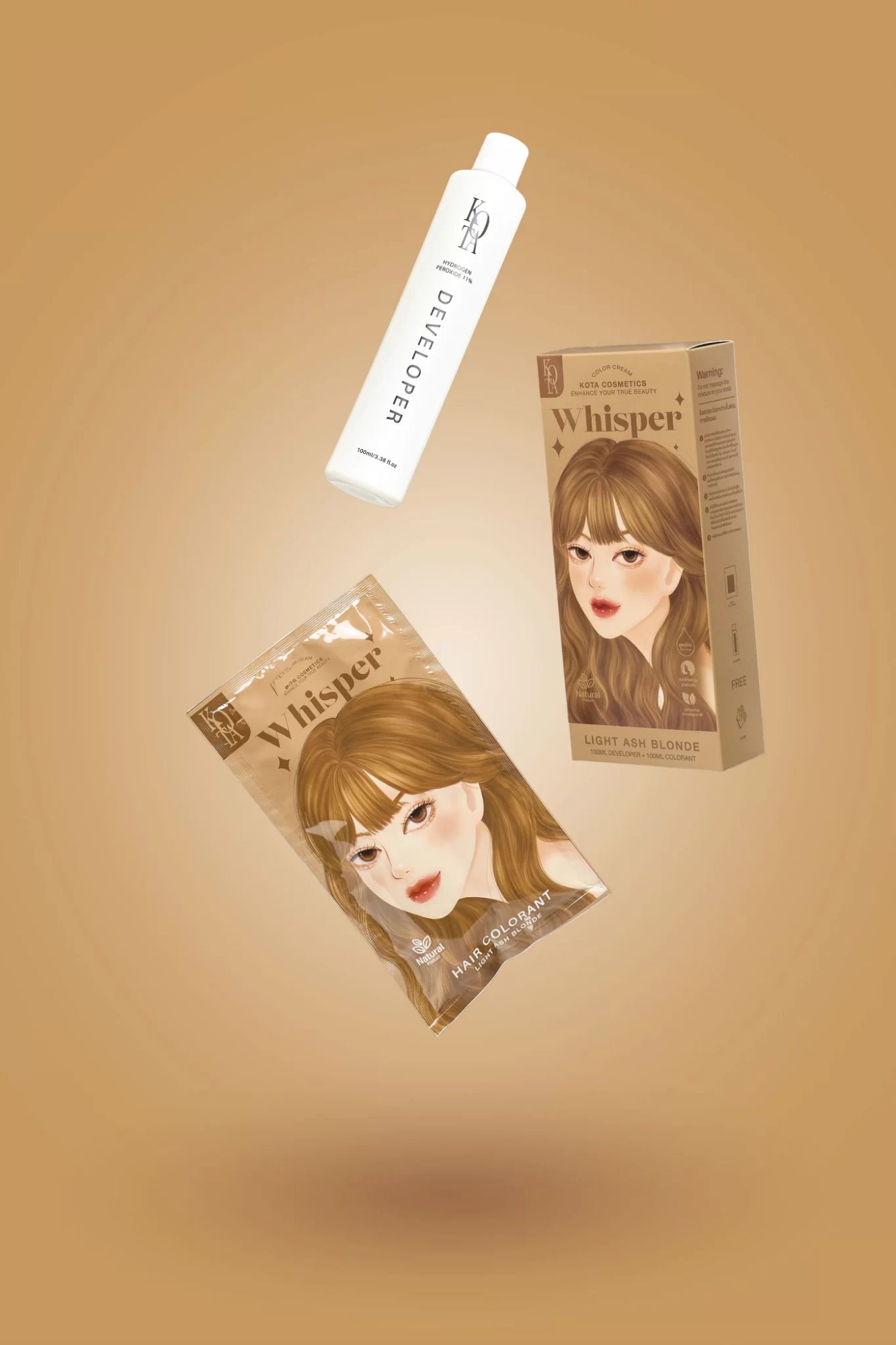 Picture of Kota Color Cream Hair Color (Light Ash Blonde)
