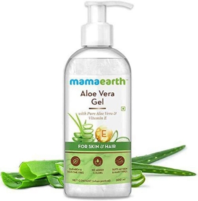 Picture of Mamaearth Aloe Vera Gel Pure Aloe Vera & Vitamin E for Skin and Hair 300ml