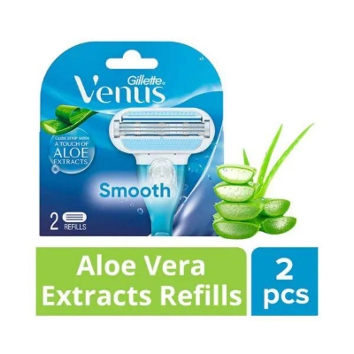 Picture of Gillette Venus Smooth Sensitive Women's Razor Blade Refills 2 Blades