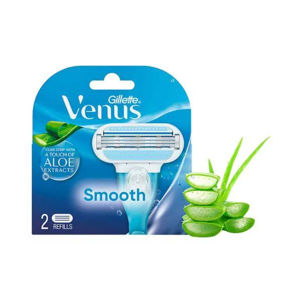 Picture of Gillette Venus Smooth Sensitive Women's Razor Blade Refills 2 Blades