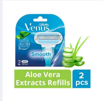 Picture of Gillette Venus Smooth Sensitive Women's Razor Blade Refills 2 Blades