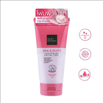 Picture of Baby Bright AHA & Gluta Whitening Facial Foam 120gm