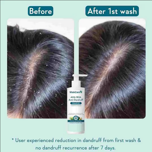 Picture of WishCare AHA BHA Anti-Dandruff Shampoo 250ml