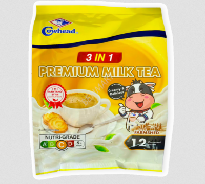 Picture of COWHEAD 3 IN 1 PREMIUM MILK TEA (36G X 12 SACH)