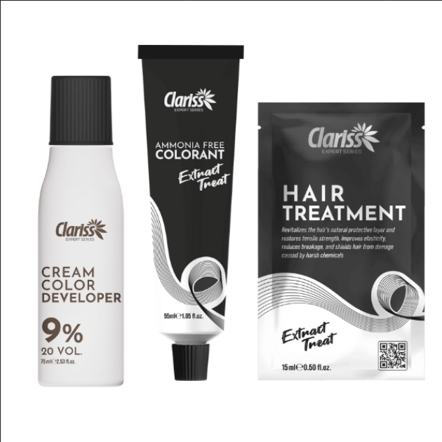 Picture of Clariss Hair Color Enduring Color + Brilliant Shine Vibrant Color Rich Pigment 4.5 Mahogany