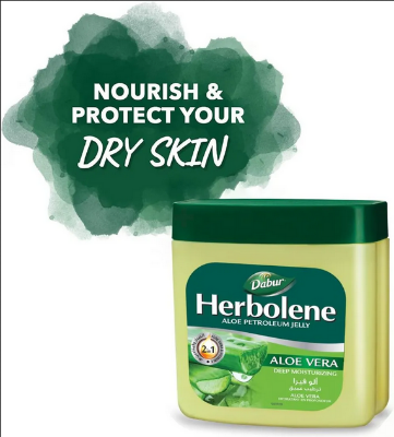 Picture of Dabur Herbolene Deep Moisturizing Aloe Petroleum Jelly with Aloe Vera 115ml