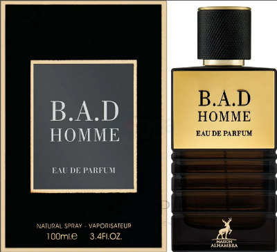 Picture of Maison Alhambra B.A.D Homme Eau De Parfum for Men (Inspired by Good Boy Bad Boy Carolina Herrera)-100ml