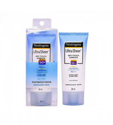 Picture of Neutrogena Ultra Sheer Dry Touch Sunblock SPF 50+, 88ml(Made in Korea and Import by India)
