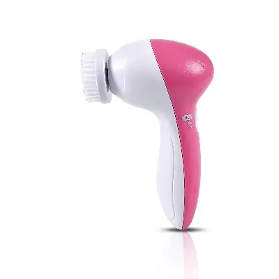 Picture of 5 In 1 Mini Face Cleansing Spin Brush Skin Beauty Care Massager - Black Head Remover