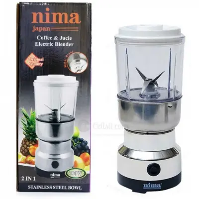 Picture of High Quality 2 in 1 - Stainless Steel and PP - Silver - Stainless Steel Blade - Electric Grinder & Juicer