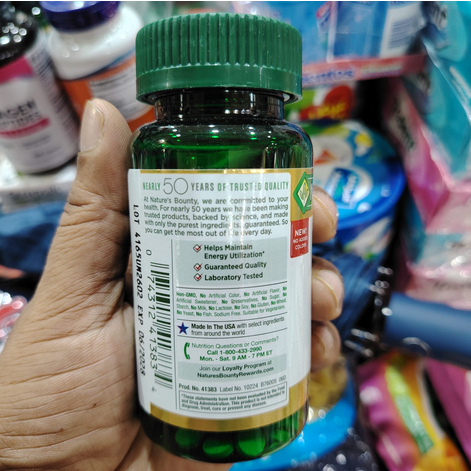 Picture of Nature’s Bounty Iron 65 mg 325 mg Ferrous Sulfate 100 Tablets