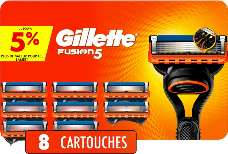 Picture of Gillette Fusion5 men's Razor Blade Refills, 8 pcs