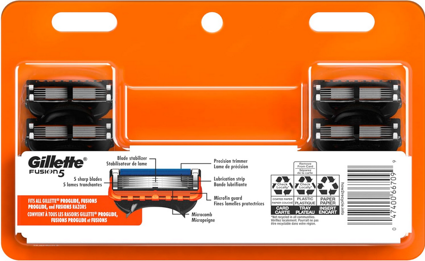 Picture of Gillette Fusion5 men's Razor Blade Refills, 8 pcs