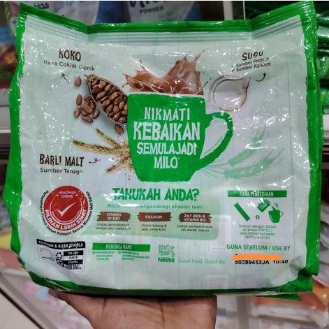 Picture of MILO 3in1 Activ-GO Chocolate Drink Mix 33gx14sticks Produt of Malaysia Asian drink