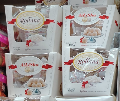 Picture of AiLiSha/Rollana Coconut Milk Chocolate - 135g