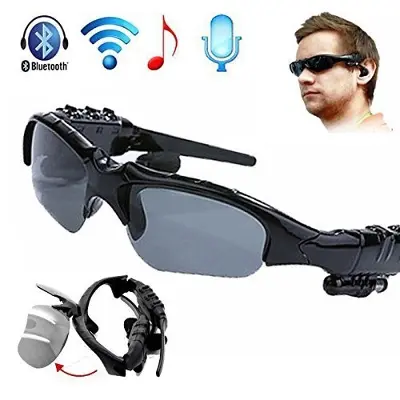 Picture of New Design Bluetooth 4.1 Stereo Sports Music Calling Sunglasses Wireless Headphones Mobile Phones Driving Sun Riding Glasses Headset