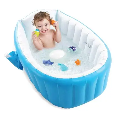 Picture of Baby Bathtub Baby Travel Portable Mobile Crib Baby Nest Cot Newborn Multi-function Folding Bed Child Foldable Chair With Toys Mosquito Net