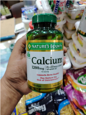 Picture of Nature’s Bounty Calcium Plus Vitamin D3 1200mg 120 Softgels
