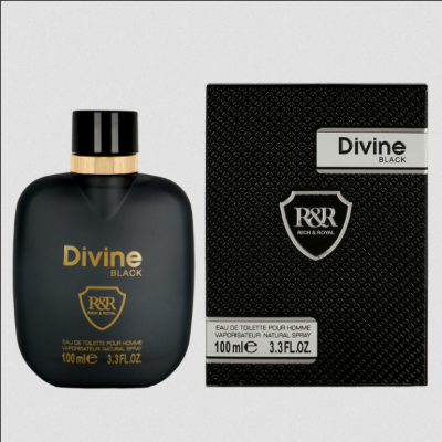 Picture of R&R Divine Black Eau De Toilette Pour Homme, 100ml