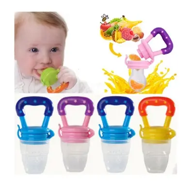 Picture of New Apple Bear Baby Fruit Juicer Pacifeir Chusni Teether
