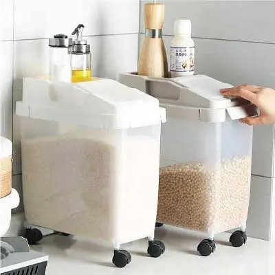 Picture of New Trolly Rice Storage/Movable Food Container