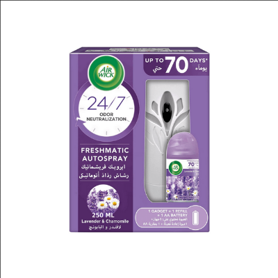 Picture of Air Wick Air Freshener Freshmatic Auto Spray Lavender - Gadget and 1 Refill 250ml