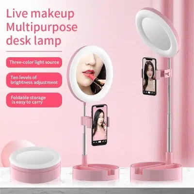 Picture of Live Makeup Multipurpose Ring Lamp With Mobile Stand
