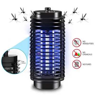 Picture of Mosquito Killer Light Indoor Bug Fly Zapper Insect Catcher Killer Trap Mosquito Killing Lamp - Black